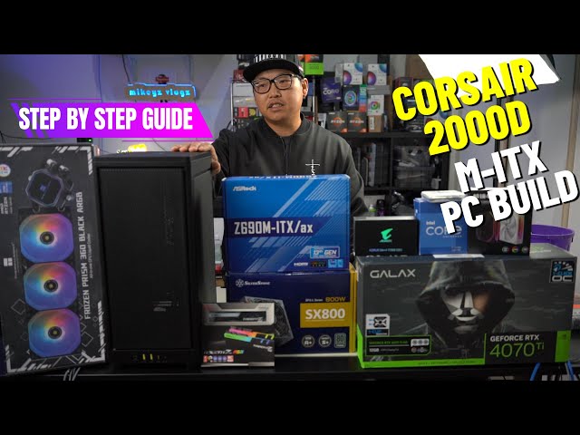 mitx step by step build full guide CORSAIR 2000D