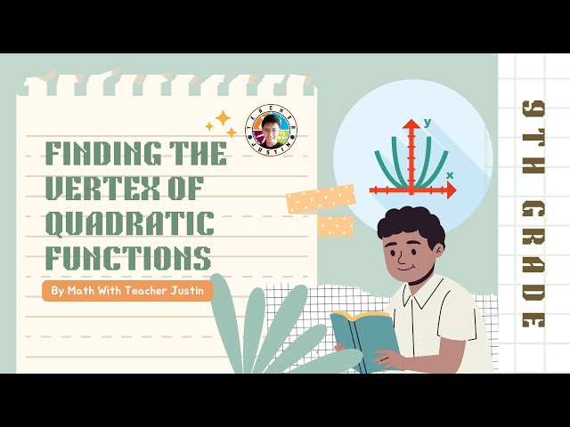 Finding the Vertex of the Quadratic Function [Example 1-6]