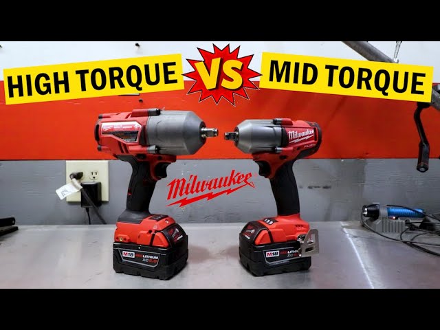 MILWAUKEE 1/2" HIGH TORQUE VS MID TORQUE IMPACT WRENCH COMPARISON/REVIEW 2020