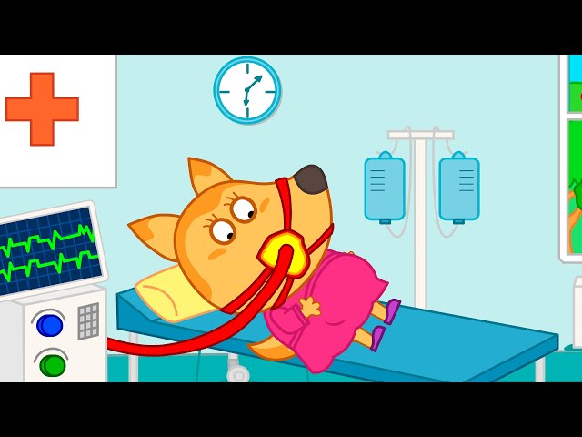 My Pregnant Mom Got Sick and Need to Visit a Doctor in Hospital. Fox Family Cartoon for kids