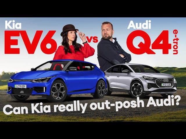Kia EV6 vs Audi Q4 e-tron HEAD-TO-HEAD: Do the Koreans build a  better car than the Germans?