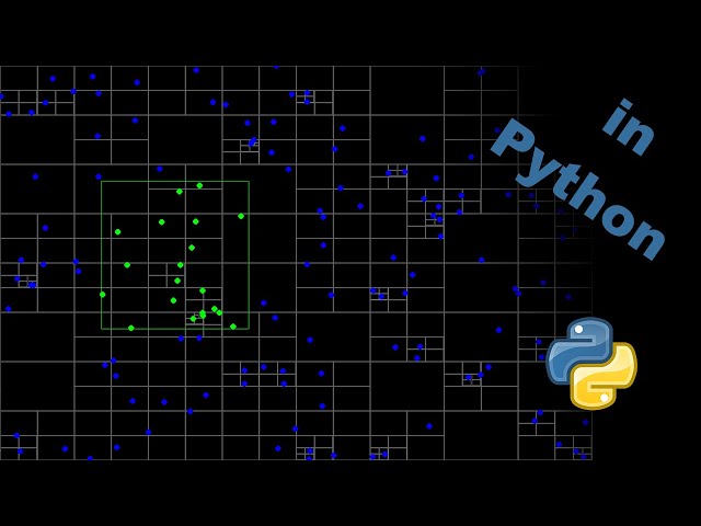 Collision Detection with quadtree in Python and Pygame