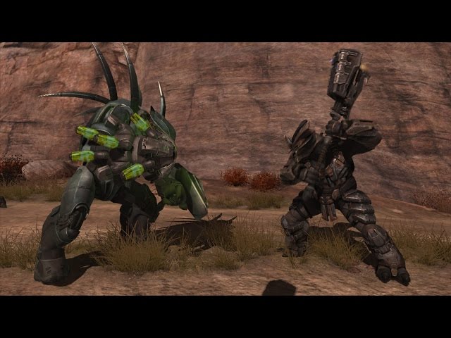 Halo Reach AI Battle - Hunters vs Brute Chieftains