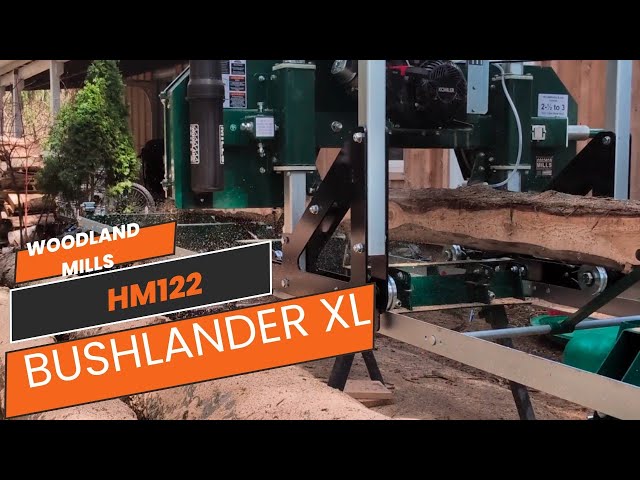 Woodland Mills HM122 Bushlander XL Harvesting Trees | Milling Timbers For Cabin