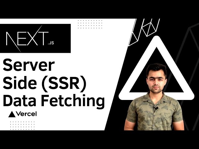 Server Side Data Fetching in NextJS | NextJS in Hindi