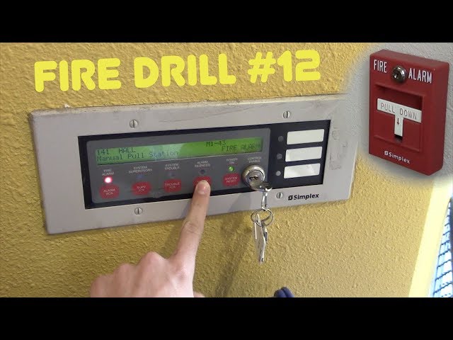 School Fire Drill #12: Simplex Annunciator