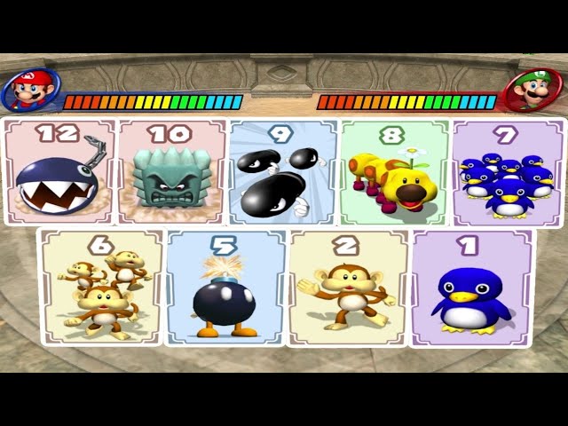 Mario Party 8 - Cardiators (All Characters)