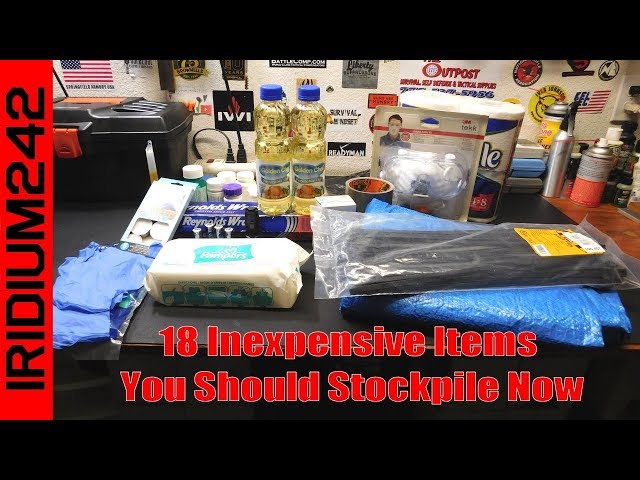 18 Inexpensive Items You Should Stockpile Now