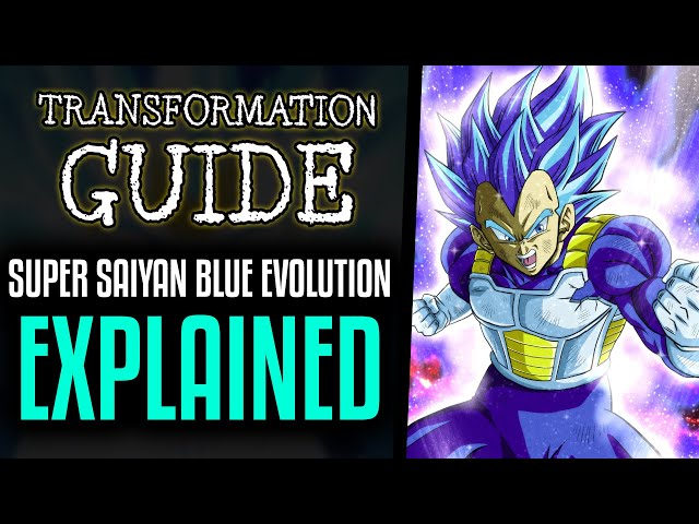 Super Saiyan Blue Evolution Explained