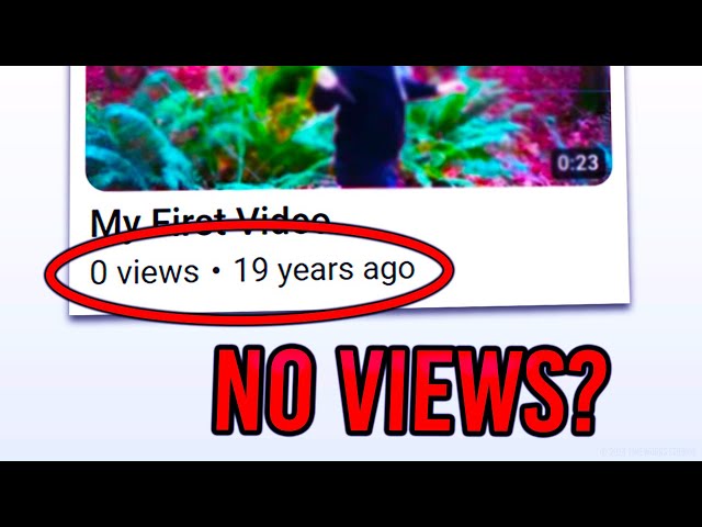 What Is The OLDEST Video With 0 Views?