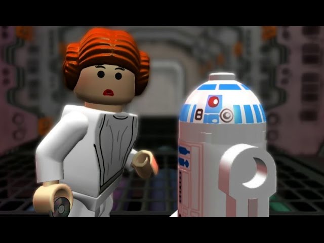 LEGO Star Wars: The Complete Saga Walkthrough Part 14 - Secret Plans (Episode IV)