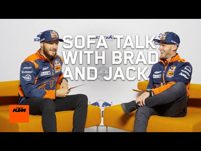 Sofa talk with Red Bull KTM’s Brad Binder and Jack Miller | KTM