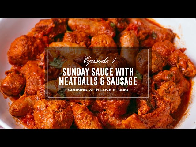 Antoinette's Kitchen: Episode 1 | Sunday Sauce with Meatballs & Sausage