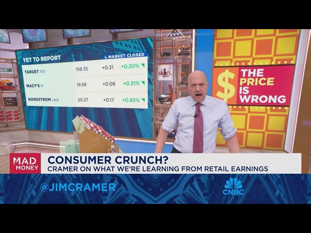 Jim Cramer takes a closer look at retail as consumers start pushing back on high prices