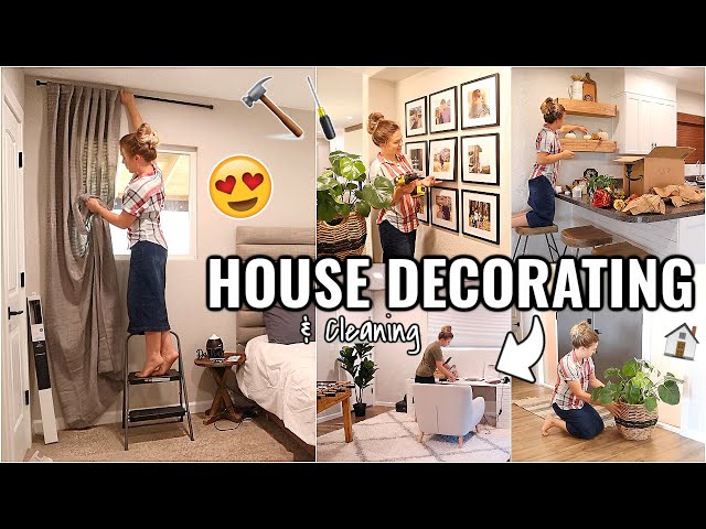 DECORATING OUR RENOVATION HOUSE!!😍 DECORATE & CLEAN WITH ME | OUR ARIZONA FIXER UPPER