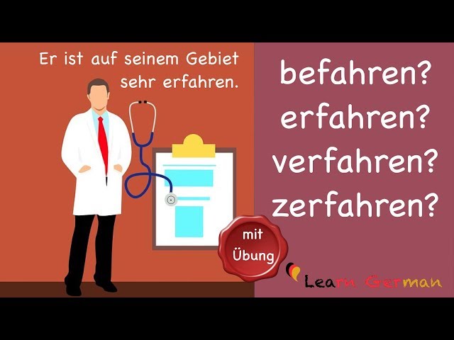 Learn German | Common Mistakes in German | erfahren? befahren? verfahren? zerfahren? | B2 | C1