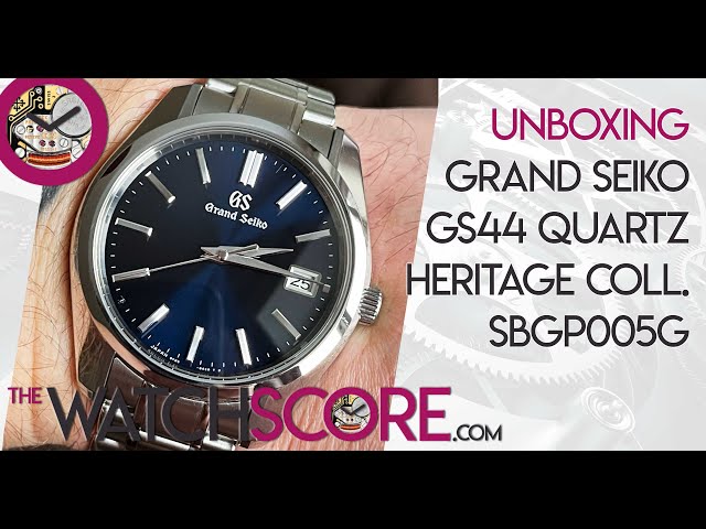 Unboxing: Grand Seiko GS44 Heritage collection SBGP005G - 9F quartz movement