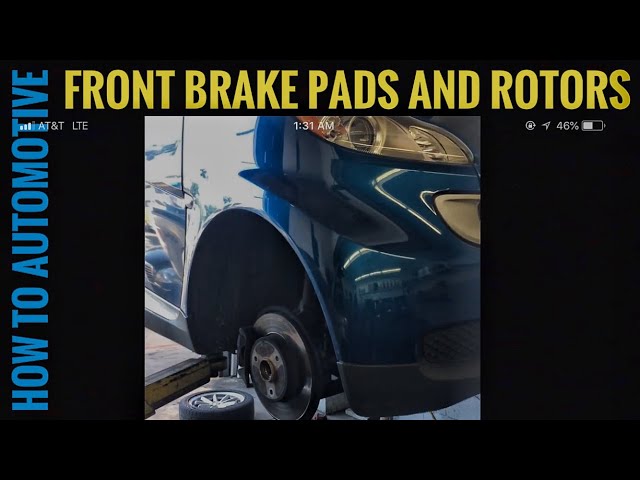 How to Replace Front Brake Pad and Rotors on a Smart Car