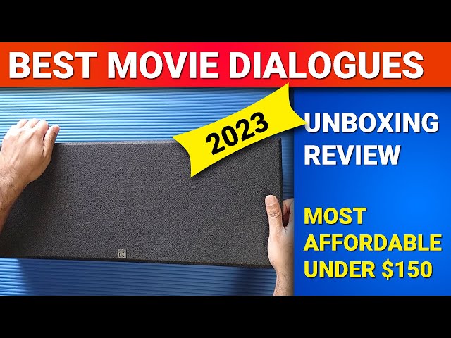 Crystal Clear Dialogues - Channel Speaker - BIC America FH6 LCR - Unboxing and Review
