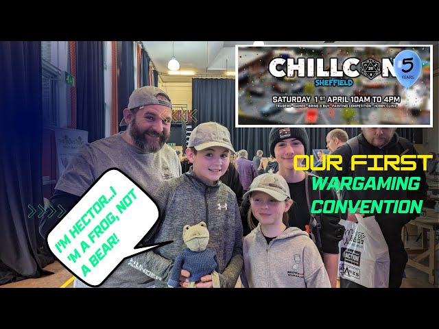 Our First Wargaming Convention - Chillcon 2023  feat. Warhammer Trade Up Challenge!