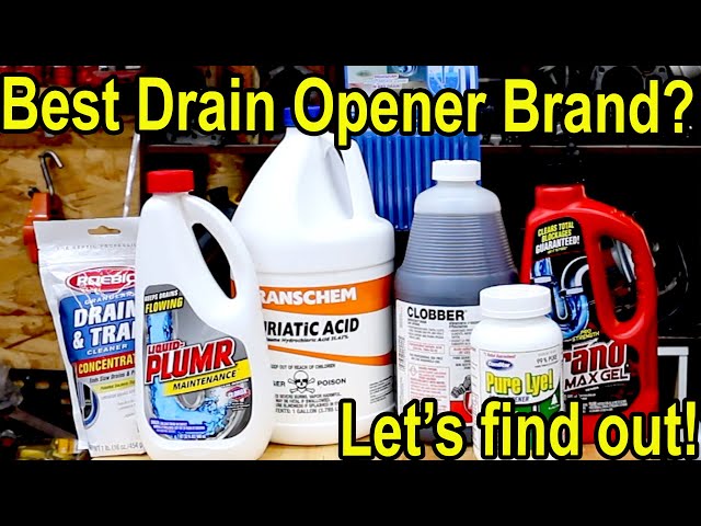 Which Drain Opener is the Best? Let's Find Out!