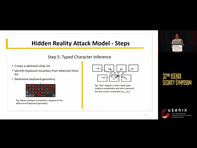USENIX Security '23 - Hidden Reality: Caution, Your Hand Gesture Inputs in the Immersive Virtual...