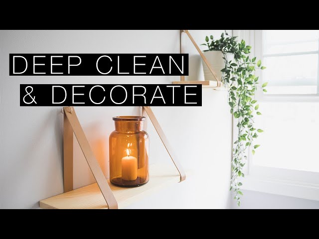 BATHROOM DEEP CLEAN, ORGANIZE & DECORATE WITH ME | BUDGET & RENTER FRIENDLY!