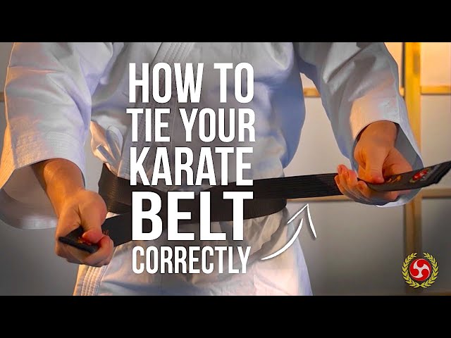 How To Tie Your Karate Belt Correctly