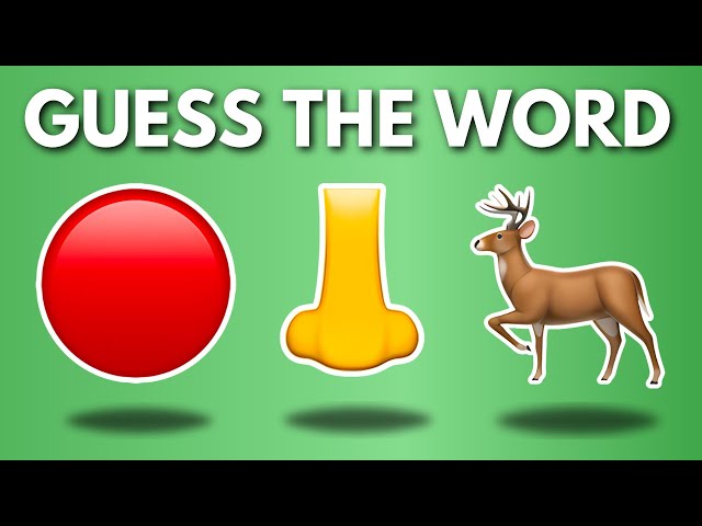 Guess The Christmas Word By Emoji