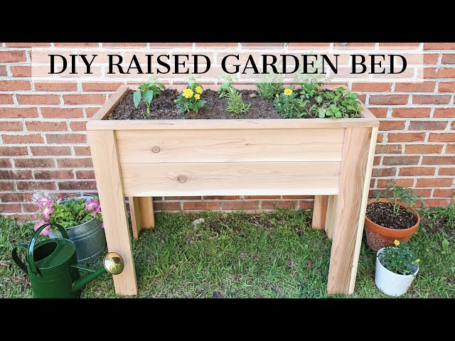 How to Build a Raised Garden Bed with Legs | Easy DIY Raised Garden Bed
