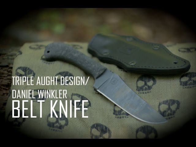 Black Scout Reviews - Winkler Belt Knife - Triple Aught Design Edition