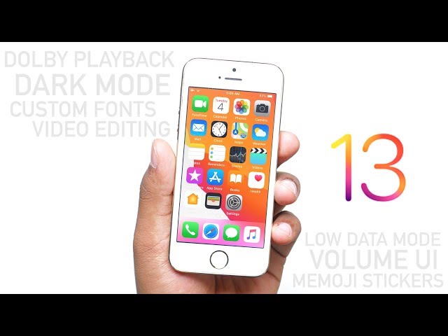 Get iOS 13 on iPhones 5s/6 & 6 Plus!