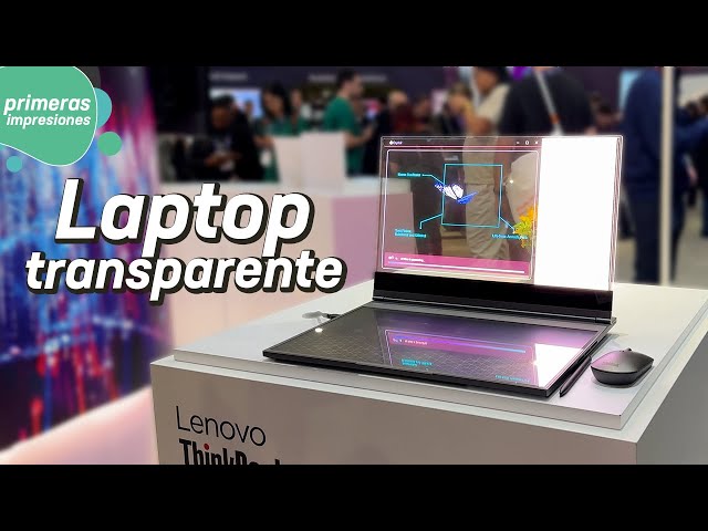ASÍ ES la LAPTOP TRANSPARENTE de Lenovo | Primeras impresiones
