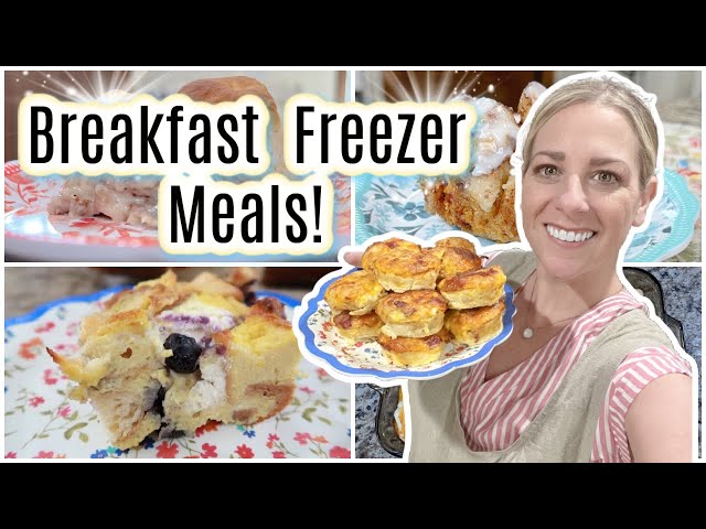 Make Ahead Breakfast freezer Meals Perfect For Back To School!