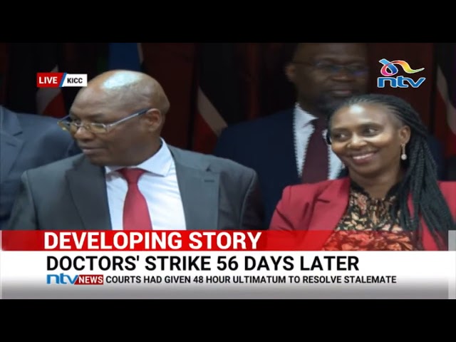 Doctors' strike called off after government, KMPDU officials sign return-to-work formula