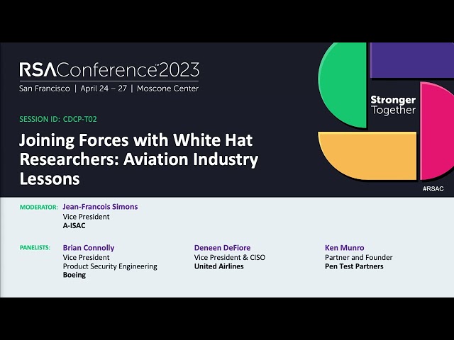 Joining Forces with the White Hat Researchers: Aviation Industry Lessons