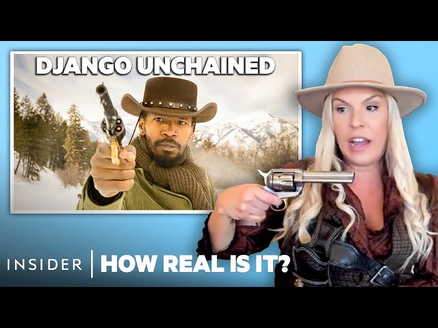 Champion Gunslinger Rates 10 Quick-Draw Scenes In Movies And TV Shows | How Real Is It? | Insider