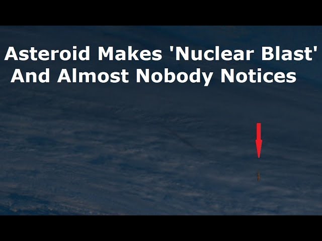 173 Kiloton Explosion Over Bering Sea Was Asteroid Breaking Up