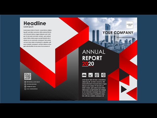 Annual Report Design || How to design an annual report