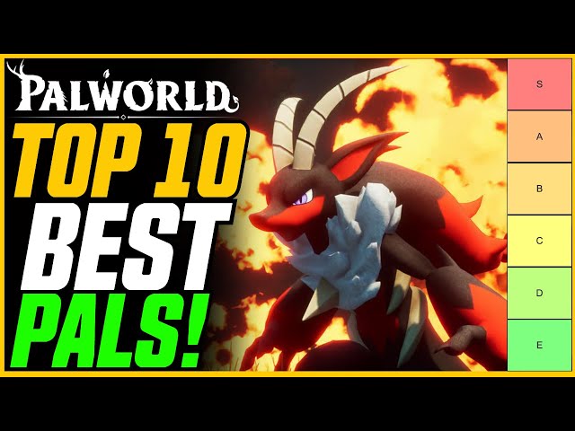 THE HIGHEST DAMAGE PAL! Top 10 Best Pals in Palworld! // Palworld Ranking (Endgame)