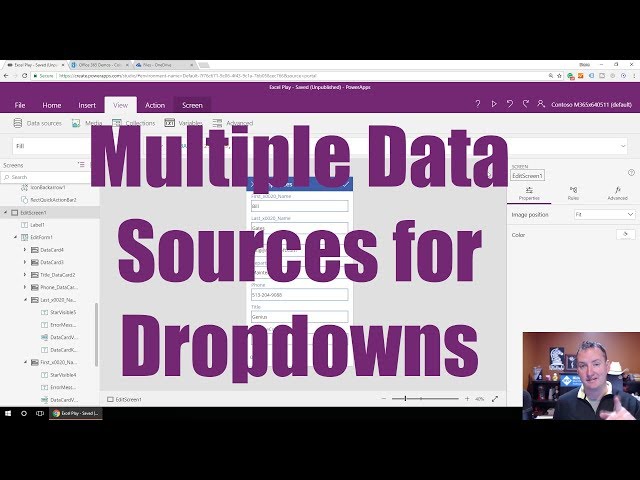 PowerApps Multiple Data Sources