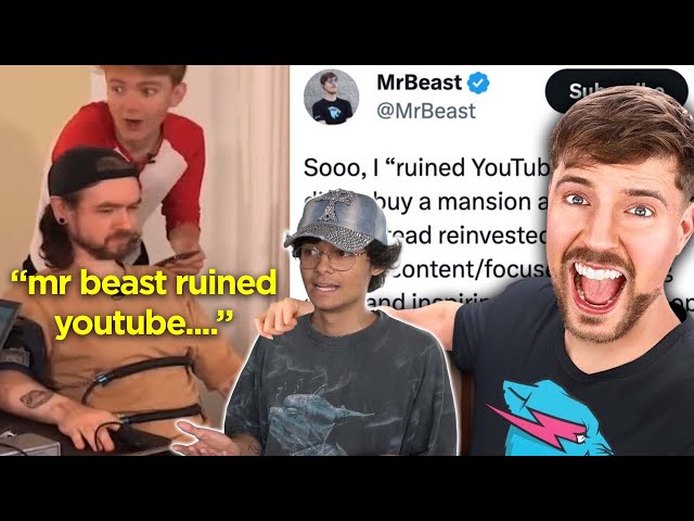 MrBeast is in some YouTuber beef and he is not happy
