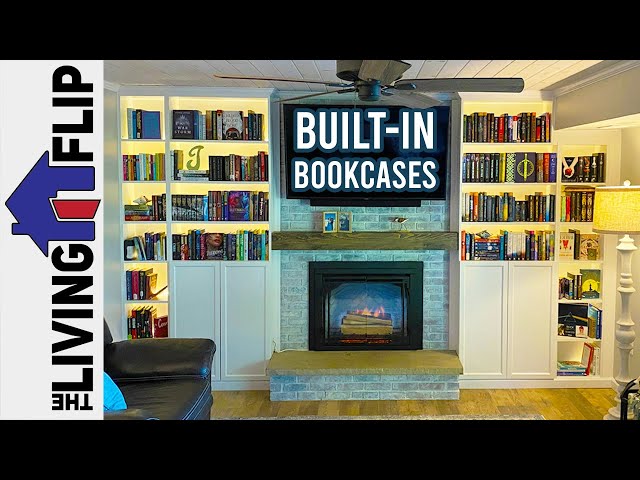 WE INSTALLED BUILT-IN BOOKCASES // TLF 58