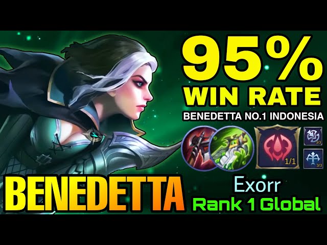 Benedetta 95% Win Rate Build! - Top 1 Global Benedetta by Exorr - Mobile Legends: Bang Bang