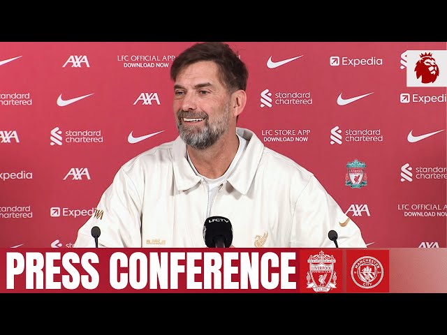 Jürgen Klopp's Premier League press conference | Liverpool vs Manchester City