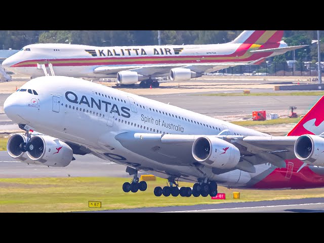 70 BIG PLANES from CLOSE UP | A380 B737 A350 B777 B767 B787 A330 | Sydney Airport Plane Spotting