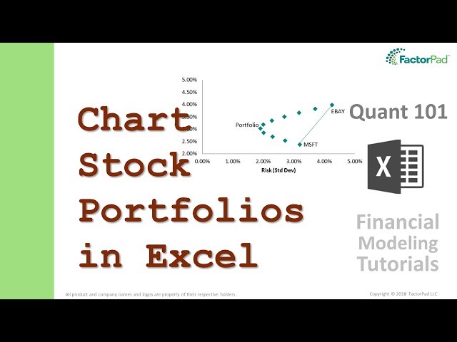 Charting stock portfolios with a scatter plot in Excel | Financial Modeling Tutorials