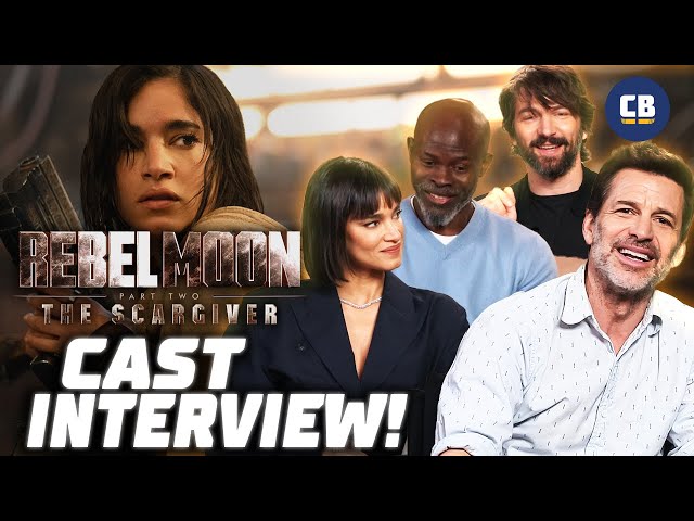 Creating Actual Star Wars With Rebel Moon Part 2: The Scargiver Cast!   Zack Snyder, Sofia Boutella