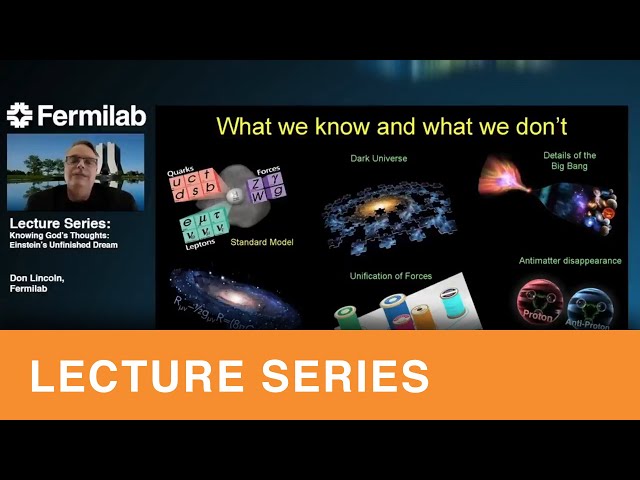Knowing God’s thoughts: Einstein’s unfinished dream – Public lecture by Dr. Don Lincoln
