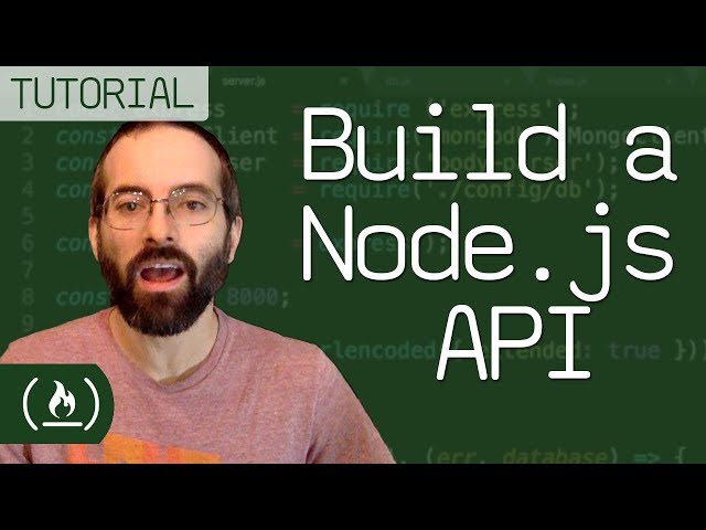 Build a Node.js API - tutorial
